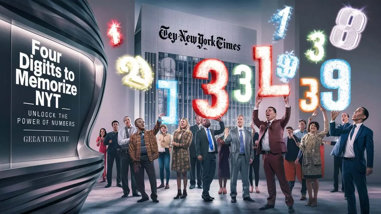 Four Digits to Memorize NYT - Unlock the Power of Numbers